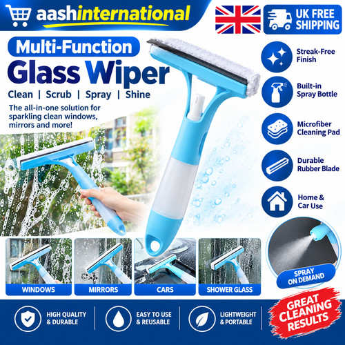 Window glass cleaner - 3-in-1,