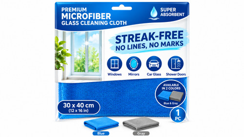 30x40cm microfiber glass - microfiber,