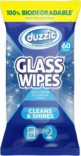Glass wipes cleans shines - cleans,